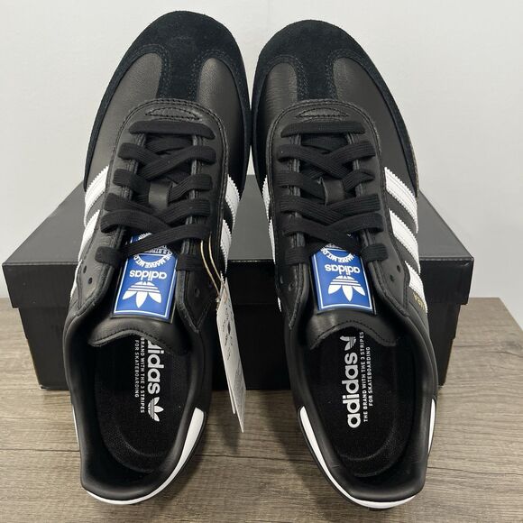 Adidas Men's Samba ADV Originals Black White Gum New |IE3100| Men's Size 11 - Picture 4 of 8